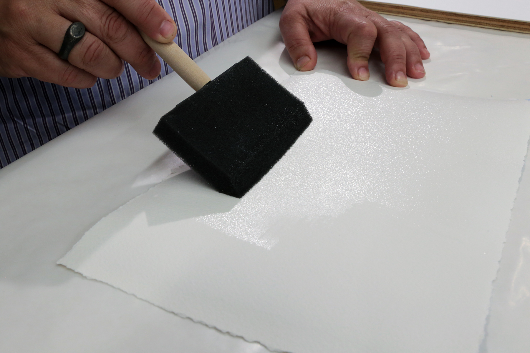 Flattening a Transparent Watercolor Painting on Paper Just Paint