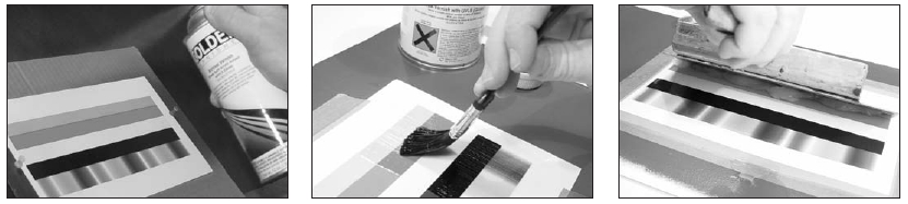 Three ways to seal a print include spraying with GOLDEN Archival Varnish, brushing with GOLDEN MSA Varnish or applying MSA Gel with a squeegee. These Mineral Spirit Acrylic-based products should not distort water sensitive prints.