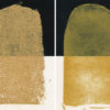 Not All That Glitters Is Gold – Williamsburg Iridescent and Interference Oil Colors (Left) Iridescent Pale Gold (Right) Iridescent Pale Gold thinned with Odorless Mineral Spirits