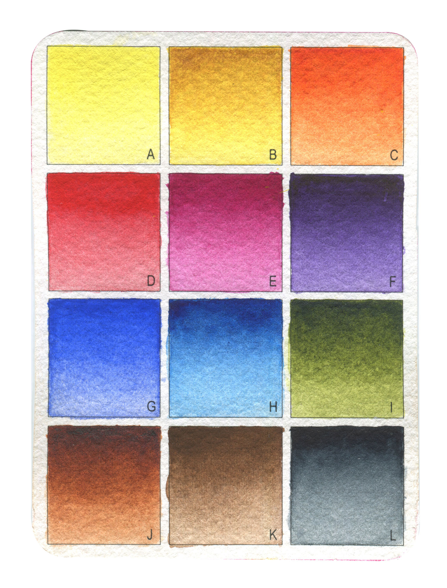 Qor Watercolor Chart