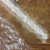Rolling Acrylic Paintings for Shipping or Storage Imprinting from Bubble Wrap on glossy acrylic surface.